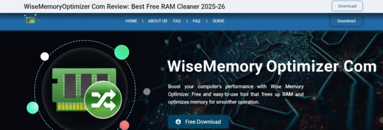 WiseMemoryOptimizer Com Review: Best Free RAM Cleaner 2025-26